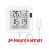 Smart Thermometer hygrometer Tuya WiFi Temperature and Humidity Sensor With Backlight APP Remote Control Work with Tuya Alexa