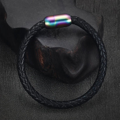 Stainless Steel 3mm-8mm Round Magnetic Clasps Leather Bracelet Magnet Lace Buckle Necklace DIY Jewelry Making Accessories