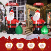 6ft Gift Santa Claus 4 LED Lights Christmas Inflatable Decoration