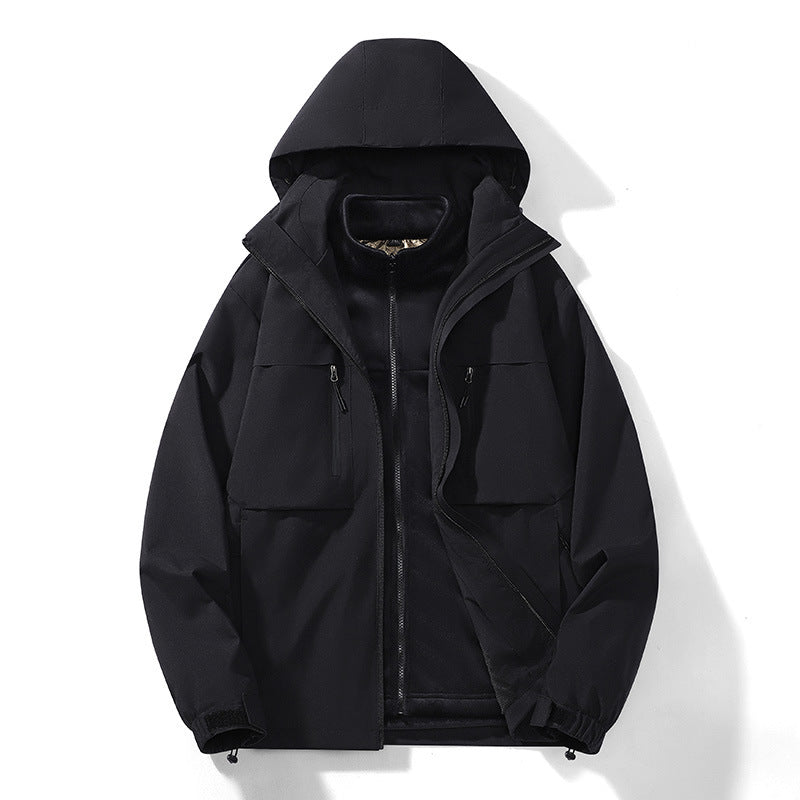 unisex Three-in-one Spring And Autumn Windproof Waterproof