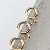 14K Gold Filled Spring Ring Clasps Hooks Bulk Wholesale Supplies for Bracelets Necklace Making Handmade Jewelry Findings