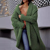 Autumn And Winter Long Thick Sweater Cardigan For Women