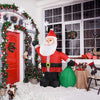 6ft Gift Santa Claus 4 LED Lights Christmas Inflatable Decoration