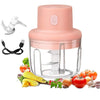 Portable USB Rechargeable Electric Fruit Vegetable Onion Garlic Cutter Food Speedy Chopper