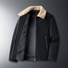 Men's Coat New Casual Fleece Jacket Stand Collar