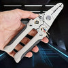 Multi-Functional Wire Stripper & Cutter - Stainless Steel Electrical Tool