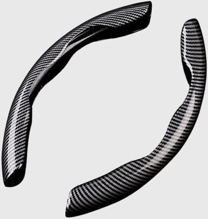 New Carbon Fiber ABS Steering Wheel Grip Cover for Cars