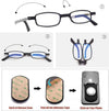 Anti Blue Light Folding Reading Glasses for Men - Portable & Stylish Presbyopia Eyewear