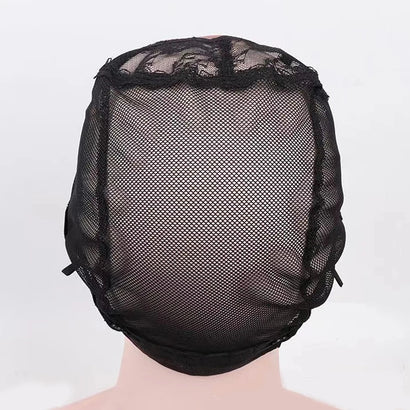 1PC Schwarze 4x4 Zoll U-Part HD Lace Perückenkappe mit verstellbarem Riemen für DIY Perückenherstellung Haarnetz Webkappe