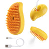 Steaming Pet Hairbrush - New 3 In1 Steamy Pet Cat Brush Cleanser Vapor