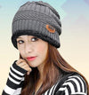 Warm & Stylish: Woolen Unisex Beanie Cap for Winter - Color Block Design