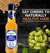 Unisex Hair Beer Shampoo 180ml - Natural Herbal & Ayurvedic Wheat