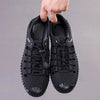 Men's Stylish Casual Shoes - Black Synthetic Leather with Airmix Sole