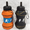 Kids Sports Water Bottle Collapsible Basketball Ball Shaped Design