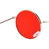 Chic Unisex Round Shape Sunglasses - Stylish Metal Frame, Premium Glass Lenses