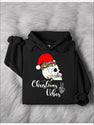 Skeleton Christmas Vibes Hoodie, Christmas Season Unisex Hoodie, Santa Claus Xmas Hoodie, Christmas Holiday Hoodie, Gift For Christmas