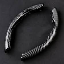 New Carbon Fiber ABS Steering Wheel Grip Cover for Cars