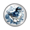 Blue Delft Birds Clipart  12mm/18mm/20mm/25mm Round Photo glass cabochon demo flat back Making findings