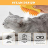 Steaming Pet Hairbrush - New 3 In1 Steamy Pet Cat Brush Cleanser Vapor