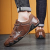 Trendy Men’s Casual Shoes - Brown PU Leather, Lace-Up, Comfortable PVC Sole