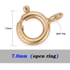 14K Gold Filled Spring Ring Clasps Hooks Bulk Wholesale Supplies for Bracelets Necklace Making Handmade Jewelry Findings