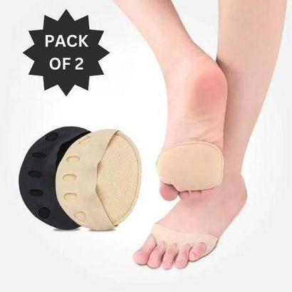 Girls Toe Pad Inserts Forefoot Pads Half Insoles Five Toes Socks