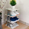 Smart Foldable 4-Tier Shoe Rack - Portable Shoes Shelf Organizer