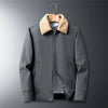 Men's Coat New Casual Fleece Jacket Stand Collar