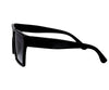 Unisex Retro Square Sunglasses - Free Size, Metal Frame & Glass Lenses, Casual Style