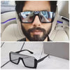 UV Protection Retro Square Sunglasses - Silver, Unisex Free Size