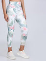 Women's 4 Way Lycra Stretch Leggings - Multicolor, Graphic Print