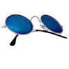 Unisex Round Sunglasses - Free Size, Metal Frame & Glass Lenses, Casual Style