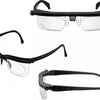 Flex Focus Adjustable Reading Glasses - Transparent, Customizable Magnification