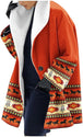 Mid-length Fall And Winter Lapels Loose Casual Hooded Coat