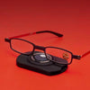 Anti Blue Light Folding Reading Glasses for Men - Portable & Stylish Presbyopia Eyewear