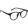 Unisex Clear Black Cat-eye Sunglass