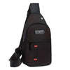 Men's Functional Chest Bag, Suitable for Business Trips and Travel, Single Shoulder Bag, Single-Layer Pocket, Nylon Material