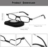 Anti Blue Light Folding Reading Glasses for Men - Portable & Stylish Presbyopia Eyewear