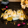 eCraftIndia Set of 5 Lemon Grass Scented Minijar Candle