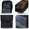 Travel Shoe Bags - Multipurpose Portable Shoe Holder Storage Bag (Black)