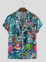 Rayon Printed Half Sleeves Regular Fit Men's Casual Shirt