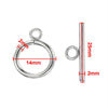 4 Sets Stainless Steel OT Clasp Toggle Clasps 18k Gold for Necklaces Connectors Bracelets Hooks DIY Jewelry Making Accessories