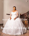 Vestidos de novia 2025  Sheer O-Neck Long Sleeves Plus Size Wedding Dress Lace Appliques A-Line Floor-Length Wedding Party Dress