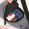 Men's Functional Chest Bag, Suitable for Business Trips and Travel, Single Shoulder Bag, Single-Layer Pocket, Nylon Material