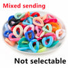 30pcs/lot Colorful Acrylic Link Chain Clasp Open Buckle Beads For Jewelry Making  DIY Necklace Clothing Bag Chains Accessories