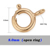 14K Gold Filled Spring Ring Clasps Hooks Bulk Wholesale Supplies for Bracelets Necklace Making Handmade Jewelry Findings