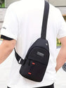 Brusttasche Herren One-Shoulder Crossbody Bag Große Kapazität Outdoor Sport und Freizeit Mode Kleine Umhängetasche Große Kapazität 