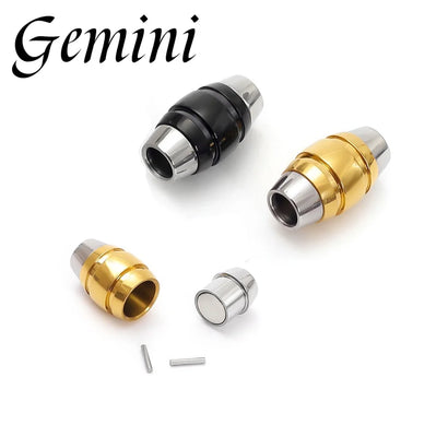 5Pcs 316L Stainless Steel Magnetic Clasps 5mm for Anti-static Silicone Bracelet Accessories DIY Jewellery Making Supplies