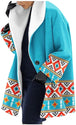 Mid-length Fall And Winter Lapels Loose Casual Hooded Coat