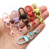 10pcs Random Mix Snap Lobster Clasp Hooks with Small Lobster Clasps For DIY Jewelry Making Dog Buckle Keychain Accessories